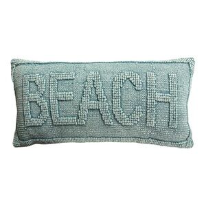 NEW Primitives by Kathy Teal BEACH Pillow 16” x 8” Rectangle Accent Pillow